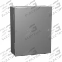 HAMMOND Enclosure: Steel, 20 in x 16 in x 7 in, NEMA 1, Solid Cover, Hinged, Painted (MPN N1A20167). Key specifications — Brand: HAMMOND; Closure Method: 1/4-Turn Latch; Knockouts: Not Included.