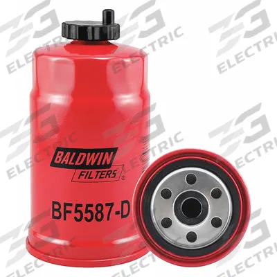 BALDWIN FILTERS Fuel Filter: Spin-On, 3 7/16 in Outside Dia, M16-1.50 Thread Size - Spin-On Fuel Filters