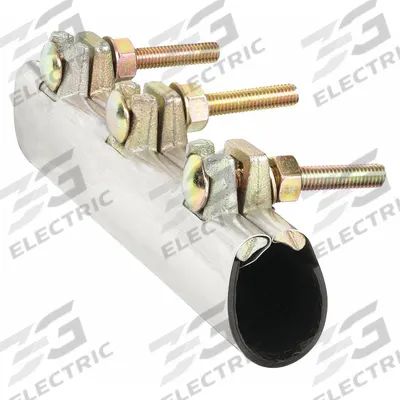 APPROVED VENDOR Repair Clamp: For 2 in Pipe, 9 in Overall Lg - Partial-Gasket Repair Clamps for Tube & Pipe