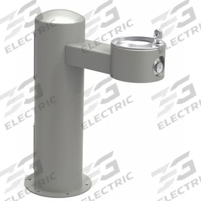 ELKAY Drinking Fountain: Freestanding, 36 11/16 in Ht, 14 in Dp, 31 in Overall Wd - Freestanding Single Outdoor Drinking Fountains