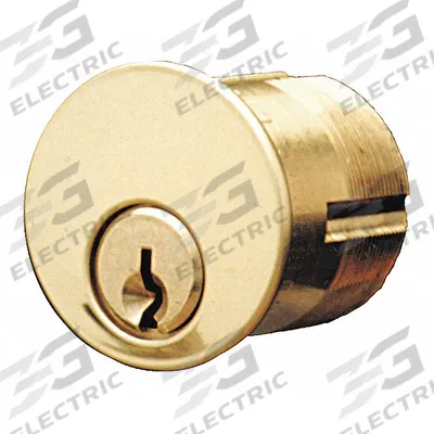 KABA ILCO Lockset Cylinder: Mortise, Conventional Core Cylinder, Chrome - Mortise Cylinders