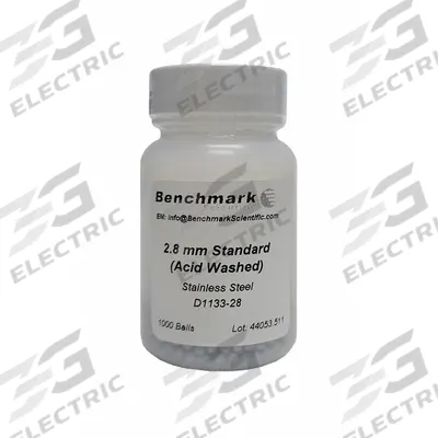 BENCHMARK SCIENTIFIC Bead: 1/8 in Overall Dia, 7 in Overall Lg, 4 in Overall Wd - Homogenizer Accessories