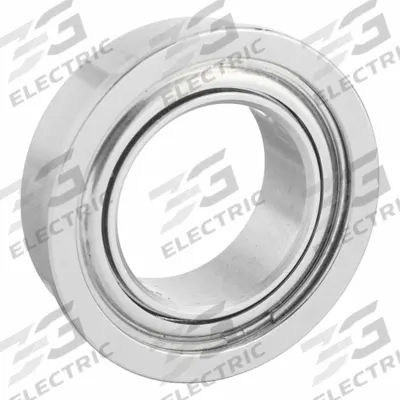 EZO Miniature Ball Bearing: 1810, 5/16 in Bore, 0.547 in Flange Dia, Dbl Shield - Extended Inner Ring Flanged Ball Bearings