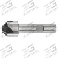 CLEVELAND Corner Rounding End Mill: High Speed Steel, 4 Flute, 1-1/4" Mill Dia, 3/8" Rad, 3-1/2" OAL (MPN C75383)
