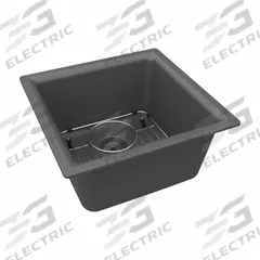 ELKAY Sink: 15 3/4 in Overall Lg, 15 3/4 in Overall Wd, 7 3/4 in Bowl Dp, 13 1/8 in Bowl Lg, 1 Bowls (MPN ELG1616GT0C). Key specifications — Brand: ELKAY; Color Family: Silver/Gray.