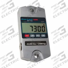 MSI Crane Dynamometer: 25,000 lb Wt Capacity - Imperial, +/-0.1% Accuracy, 10 lb, Digital (MPN MSI-7300-25000). Key specifications — Readability: 10 lb; Standards: ASME B30.26-6; Includes: User Guide; Housing Material: Steel; Manufacturer Part Number: MSI-7300-25000; Brand: MSI; Weighing Units: kg.
