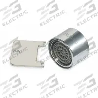 SLOAN Outlet: 1.5 gpm Flow Rate, Laminar Flow Outlet, Metal, Chrome Finish, Female (MPN ETF-1028-A). Key specifications — Includes: Key; Material: Metal; Product Type: Outlet; Connection Size: 55/64"-27; Brand: SLOAN.