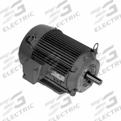 U.S. MOTORS General Purpose Motor: Flange Mount, Totally Enclosed Fan Cooled, 5 hp, 208-230/460V AC (MPN U5P1DCR). Key specifications — Brand: U.S. MOTORS; Nameplate Voltage @ 60 Hz: 208-230/460V AC; Full Load Current @ 60 Hz: 13.4-12.2/6.1 A; Nameplate RPM @ 60 Hz: 3,520 RPM; Motor Enclosure: TEFC.