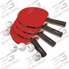 BRUNSWICK BILLIARDS Table Tennis Paddle and Ball Set: (4) Paddles/(6) Balls (MPN 51870849001). Key specifications — attr989678: (6) Balls.