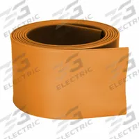 RHINO Color-Coded Shrink Tubing: 1 in I.D. Before Shrinking, 0.5 in I.D. After Shrinking, 4 ft Lg (MPN RCT-1.00-O). Key specifications — Color: Orange; Brand: RHINO.