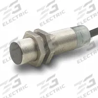 EATON Inductive Cylindrical Proximity Sensor: Built-in Connector, Semi-Shielded, 3 Wires, 6-48V DC (MPN E57-18LE12-C1D). Key specifications — Brand: EATON; AC Supply Voltage Rating: Not Rated; DC Supply Voltage Rating: 6-48V DC.