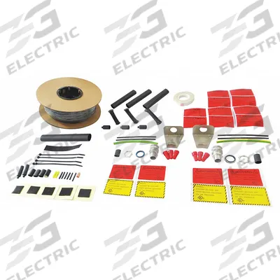 APPROVED VENDOR Electric Heating Cable Kit: For Indoor/Outdoor, 100 ft Cable Lg, 240V AC - Cut-to-Length Electric Heating Cable Kits