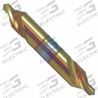 KEO Center Drill: Plain Type Hey, #4, 60°, 2 1/8 in Overall Lg, TiN Coated High Speed Steel (MPN 906-000-111). Key specifications — Brand: KEO; End Type: Double End.