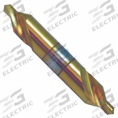 KEO Center Drill: Plain Type Hey, #4, 60°, 2 1/8 in Overall Lg, TiN Coated High Speed Steel (MPN 906-000-111). Key specifications — Brand: KEO; End Type: Double End.