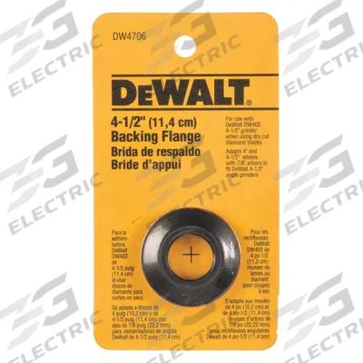 DEWALT Diamond Wheel Flange: For Use With Cut-Off Blades/Wire Wheels (MPN DW4706) - Flanges & Nuts for Angle Grinders