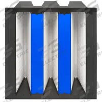 GRAINGER V-Bank Air Filter: 12 in x 24 in x 12 in, Fiberglass, Single Header, 4 Vs, MERV 14 (MPN 911TA6). Key specifications — Brand: GRAINGER; Frame or Header Material: Plastic; Media Material: Fiberglass; Filters Out: Insecticide Dust.