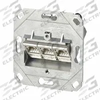METZ CONNECT Wall Outlet: UP0, GD-Zn (Zinc Die-Cast), IDC Connection x RJ45, 180° Mounting Angle (MPN 130B11D31200-E). Key specifications — Housing Material: GD-Zn (Zinc Die-Cast); Mounting Type: UP0; Product Type: Wall Outlet; Connector Color: Metallike; Connection Type: IDC Connection x RJ45.