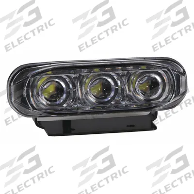 MAXXIMA Vehicle Work Light: Oval, Flood, LED, Bracket, Blunt Cut Wires, Universal - Vehicle Floodlights