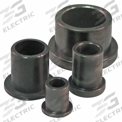 BUNTING BEARINGS Sleeve Bearing: MDS-Filled Nylon, 1 1/4 in Bore, 1 1/2 in OD - Wear-Resistant Plastic Flanged Sleeve Bearings