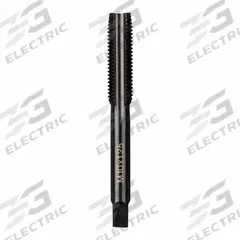 MILWAUKEE Straight Flute Tap: M10x1.25 Metric, 2B, 4 Flute, Plug Chamfer, Black Oxide Carbon Steel (MPN 49-57-5153)