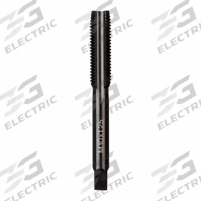 MILWAUKEE Straight Flute Tap: M10x1.25 Metric, 2B, 4 Flute, Plug Chamfer - General Purpose Hand Taps