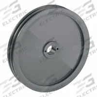 APPROVED VENDOR V-Belt Pulley: 2AK124, 2 Groove, 12.25 in OD, Bushed Bore, H/QT, Cast Iron (MPN 2AK124H). Key specifications — Pulley Industry Number: 2AK124; Pitch Diameter: 12 in (4L, A); For Belt Section (broad, with similar types): 4L, A, or AX.