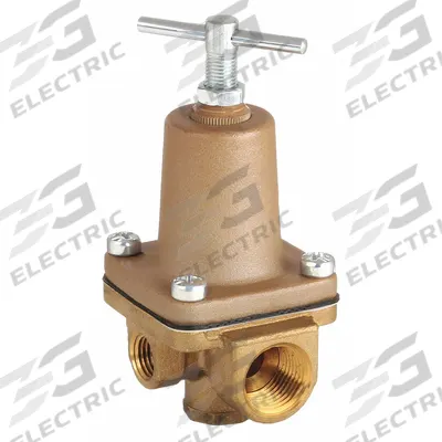 Watts Pressure Regulator: FNPT x FNPT, 1/4 in Pipe Size, Brass, 1 psi to 25 psi - Standard Capacity Water Pressure Regulators