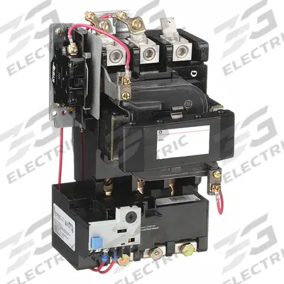 GE Magnetic Motor Starter: Non-Reversing, 3 Poles, NEMA Size 3, 90 A - Non-Reversing Starters with Electronic Overloads