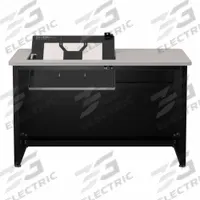 VERSADESK Computer Desk: Metal, Gray Matrix, 0 Drawers, 48 in Overall Wd, 29 in Overall Ht (MPN RSD4830-BG). Key specifications — Desktop Material: Metal; Includes Modesty Panel: Yes; Kit Product Type: Computer Desk; Desktop Color: Gray Matrix; Brand: VERSADESK; Frame Color: Black; Frame Material: Steel; Product Type: Computer Desk.