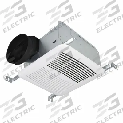 CANARM Exhaust Fan: Ceiling, 80 cfm_90 cfm_110 cfm_140 cfm Max, 0.5 sones, 4 Speed - Standard Bathroom Exhaust Fans