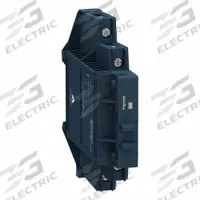 SCHNEIDER Solid State Relay: DIN-Rail Mounted, 12 A Max Output Current, SCR, AC Output (MPN SSM1A312BDR). Key specifications — Brand: SCHNEIDER; Current Type: DC; Electrical Connection: Screw Clamp; Finger Safe: Yes; Input Current: 9 to 11 mA; Maximum Output Current without Heat Sink: 12 A; Mounting Style: DIN Rail; Output Voltage: 48 to 600V AC.