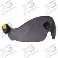PETZL Eye Shield: Black Lens Color, Anti-Fog/Scratch-Resistant, Mounting Hardware Mounting (MPN A015BA00). Key specifications — Lens Color: Black; Mounting Style: Mounting Hardware; Frame Color: Black.
