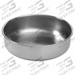 AMERICAN METALCRAFT Water Pan: Full Size, Round, 2.25 ga Gauge, 7 qt Capacity, 15 in Overall Lg (MPN CDWP18). Key specifications — Brand: AMERICAN METALCRAFT; Dishwasher Safe: No; NSF Certified: No; Product Type: Water Pan; Manufacturer Part Number: CDWP18.