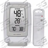 ACURITE Digital Thermometer: 1%to 99% Humidity Range, Outdoor Humidity/Outdoor Temp, Wireless (MPN 00611A4). Key specifications — Primary Scale: Outdoor Humidity/Outdoor Temperature; Secondary Scale: Indoor Humidity/Indoor Temperature; Display Type: Digital; Brand: ACURITE.