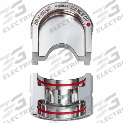 MILWAUKEE Upper and Lower Crimping Die: 350 kcmil, U Style Dies, For Use With 2779-22 - Milwaukee Replacement Crimping Dies