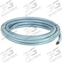 CHAINFLEX Control Cable: 18 AWG Conductor Size, 18 Conductors, PVC, 25 ft, Gray (MPN CF140US-07-18-25). Key specifications — Conductor Size: 18 AWG; Minimum Bend Radius Factor - Fixed: 7.5 x OD; Minimum Bend Radius Factor - Flexible: 8 x OD; Shielding: Shielded; Brand: CHAINFLEX.
