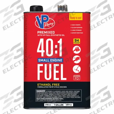 VP RACING FUELS Fuel: 40:1, 1 gal Container Size, Can, 2-Cycle - 2-Cycle Fuels