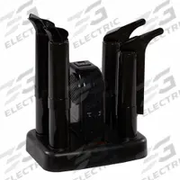 PEET DRYER Shoe and Boot Dryer: Fan-Forced Drying, Stationary Dryer, Plug-In, 9 in Overall Lg, Black (MPN M2107F). Key specifications — Brand: PEET DRYER; Color: Black; For Number of Boots: 2 Pair; Includes: 2 Pair of Foot Pieces; Power Source: Plug-In.