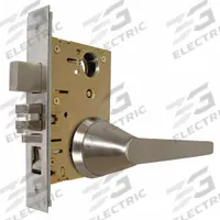 MARKS USA Door Lockset: Storeroom Lever Locksets, Stainless Steel, ADA Compliant, Ligature-Resistant (MPN 5SS19C/32D). Key specifications — Ligature Resistance: Ligature-Resistant; Brand: MARKS USA; Lockset Function ANSI Code: F14; Visual Indicator Message: No Message; Lockset Style: SS19 Lever; ADA Compliant: Yes; Finish: Satin Stainless Steel.