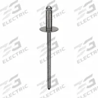 Blind Rivet,1 2/3" L,0.122" dia,PK500: Inch, 1 43/64 in Overall Lg, 3/8 in Body Lg, Open End, 500 PK (MPN SD44BSLF201). Key specifications — Brand: POP AVDEL.