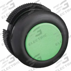 SCHNEIDER Flush Push Button: Green, 22 mm Mounting Size, Non-Metallic, Momentary (MPN XACA9413). Key specifications — Brand: SCHNEIDER; Action: Momentary; Series: XAC; Push Button Material Type: Non-Metallic.