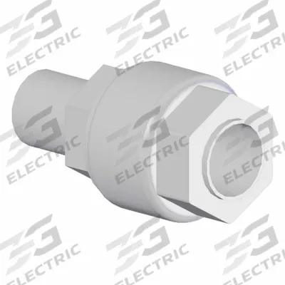 SMC Straight Adapter Fitting: 33 13/32 mm Pipe x 1 1/4 in OD Size, Threaded x Compression - PFA Compression Tube Fittings