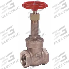 MILWAUKEE VALVE Gate Valve: 3 in, Bronze, Rising, FNPT x FNPT, 300 psi Max. Pressure (CWP), Wheel (MPN 1150 3"). Key specifications — Wedge Material: Bronze; Brand: MILWAUKEE VALVE; Bonnet Material: Bronze.