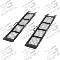 BLACK WIDOW Automotive Loading Ramp: 0.8 ton Load Capacity, Non-Folding, Steel, 48 in Overall Lg (MPN ST-4811-1600-MV2). Key specifications — For Vehicle Type: ATVs; Ramp Material: Steel; Adjustability: Non-Folding; Brand: BLACK WIDOW.