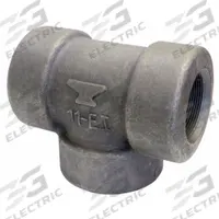 ANVIL Metal Pipe Tee: 1 1/4 in x 1 1/4 in x 1 1/4 in, Steel, Class 6000, Tee (Run x Run x Branch) (MPN 0361225402). Key specifications — (DO NOT SEND) Manufacturer Location: Globally Sourced.