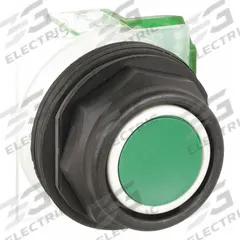 SCHNEIDER Flush Push Button Operator: Non-Illuminated, Flush Profile, Non-Metallic, 30 mm, 1NO (MPN 9001SKR1GH5). Key specifications — Brand: SCHNEIDER; Action: Momentary; Series: 9001SK; Push Button Material Type: Non-Metallic.