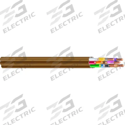 SOUTHWIRE Thermostat Wire: 18 AWG Conductor Size, 12 Conductors, 250 ft Overall Lg - Nonplenum-Rated Thermostat Wires