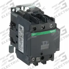 SCHNEIDER IEC Magnetic Contactor: Non-Reversing, 3 Poles, 3NO Contacts, 80 A, 240V AC Coil (MPN LC1D80U7). Key specifications — Brand: SCHNEIDER; Integrated Surge Suppression: No.