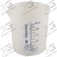 APPROVED VENDOR Beaker: Low Form, Polypropylene, 250 mL, 91 mm Outside Dia, 93.5 mm Overall Ht (MPN 6FAE5). Key specifications — Body Color: White; Brand: APPROVED VENDOR; Product Type: Beaker; Includes Graduations: Yes; Beaker Type: Low Form.