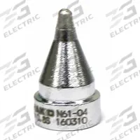 HAKKO Nozzle: Round, 1.8 mm W, For Use With FR-301/4101/4102/4103/4104 (MPN N61-04). Key specifications — Brand: HAKKO; Manufacturer Part Number: N61-04.